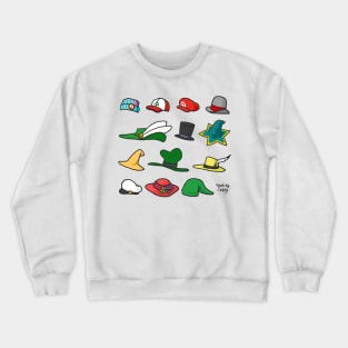 Hats! Crewneck Sweatshirt